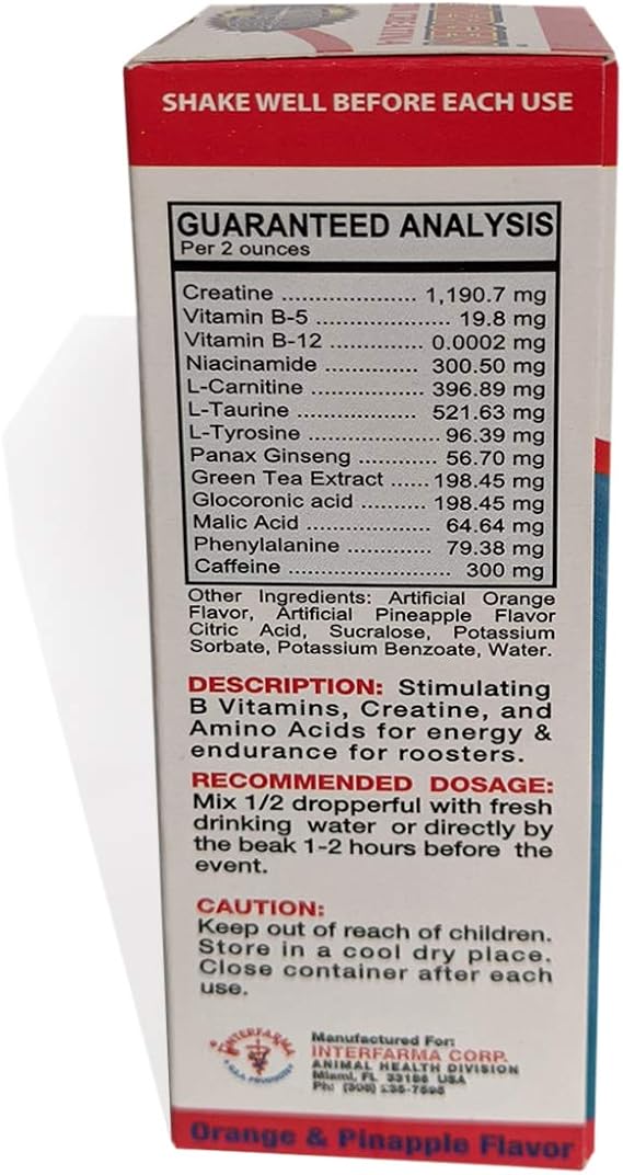 INTERFARMA Energen Extra Strength W Creatine for Rooster