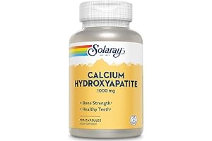 Solaray Calcium Hydroxyapatite 1000mg: Advanced Bone & Muscle Support