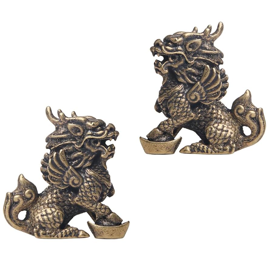 銅器 麒麟 風水グッズ  小物 装飾品 彫刻 工芸品 美術品 置物 楽天市場】置物 銅製 麒麟 風水グッズ 風水 麒麟の置物 きりん