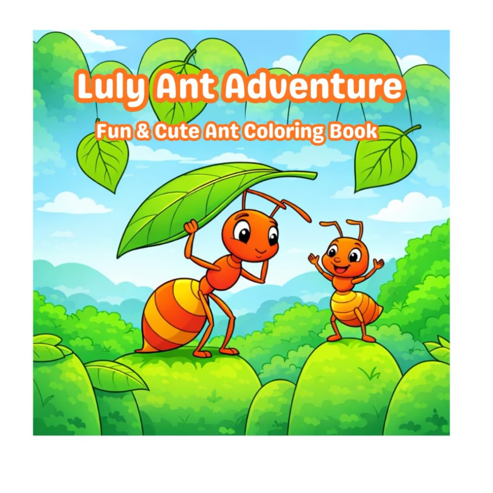 Luly Ant Adventure: A Fun & Cute Coloring Book for Kids