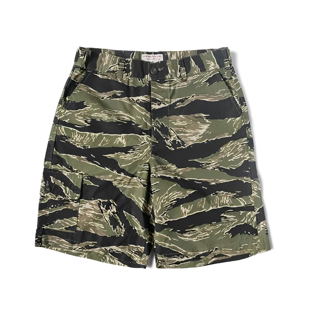 NON STOCK Tiger Stripe Camo Shorts Size M for W31-32, Camouflage