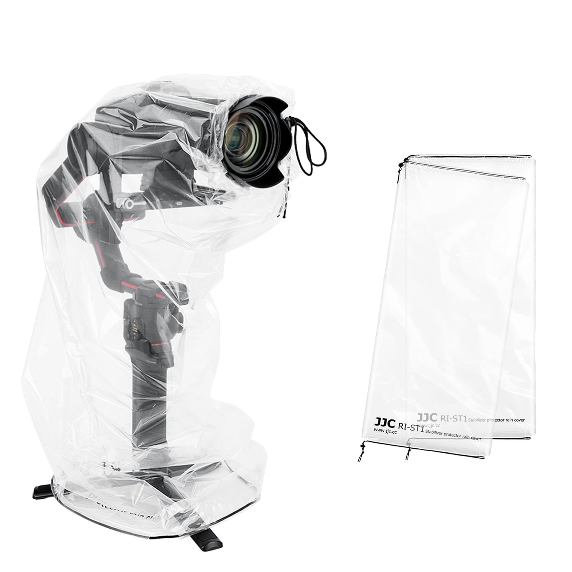 JJC Lot de 2 imperméables pour appareil photo reflex numérique et stabilisateur, housse de pluie et anti-poussière