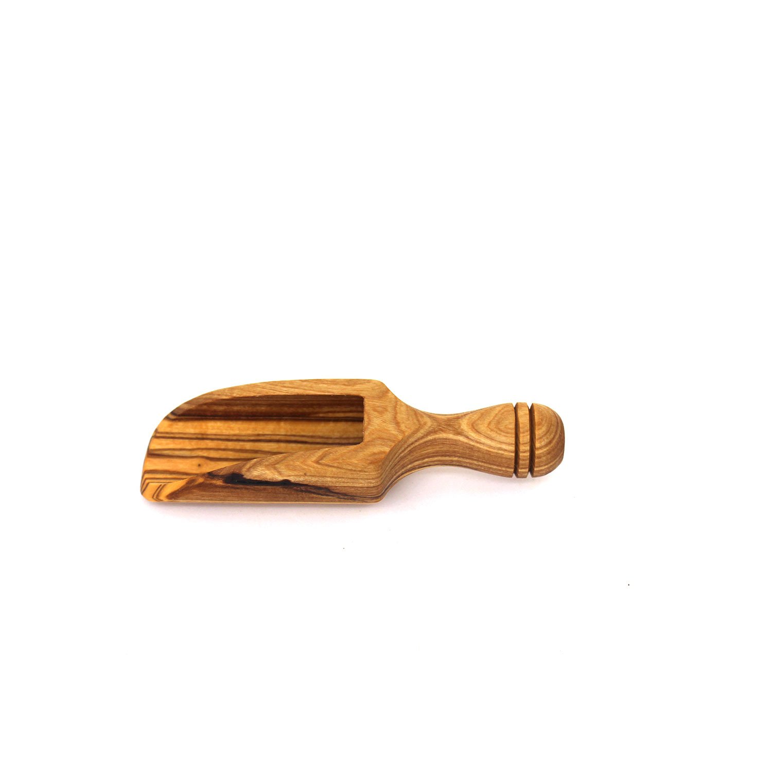 Mitienda Cuillère à Sel En Bois D'Olivier – Ustensile Cuisine Naturel Antibactérien – Grande Taille Pour Sel & Épices