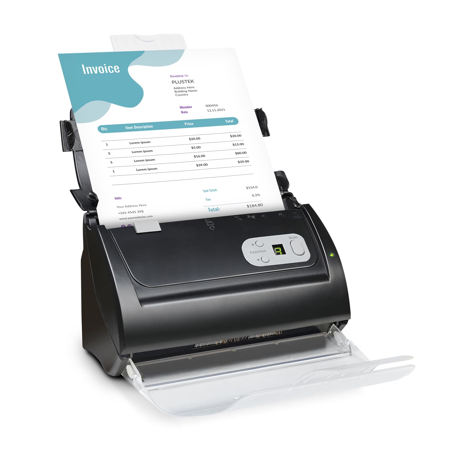 Plustek SmartOffice PS288 Plus Duplex Dokumentenscanner