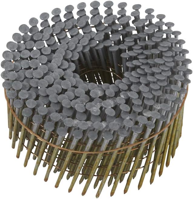 Metabo HPT Siding Nails | 2-Inch x 0.092-Inch Collated Wire Coil | Full Round-Head | Smooth Shank | Hot-Dipped Galvanized | 3600 Count | 13364HPT