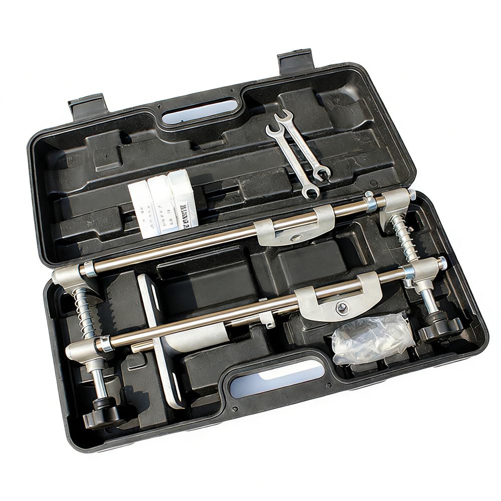 Kit de mortaja de cerradura de puerta, juego de herramientas de mantenimiento de plantilla de cerradura de puerta de madera con cortador de 18/22/24 mm para cerrajero y carpintero
