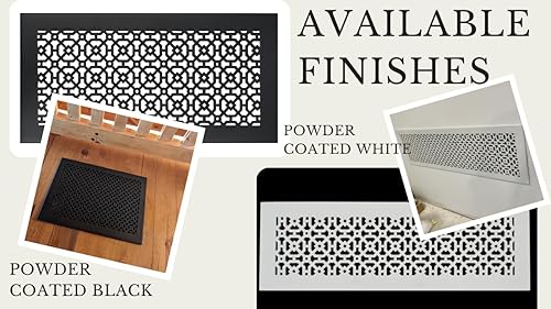 Miniatura 2 de Achtek AIR - Apertura de conducto de retorno de 8 x 30 pulgadas (10 x 32 pulgadas)  Rejilla de aire de aluminio fundido pesado cubierta de conducto