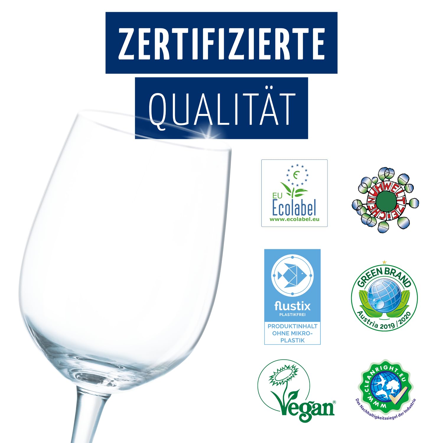 claro Classic Pastilles lave-vaisselle écologiques, 120 lavages | Film hydrosoluble, formule végane, sans phosphate, chlore ni huile de palme, Écolabel européen, fabriquées en Autriche