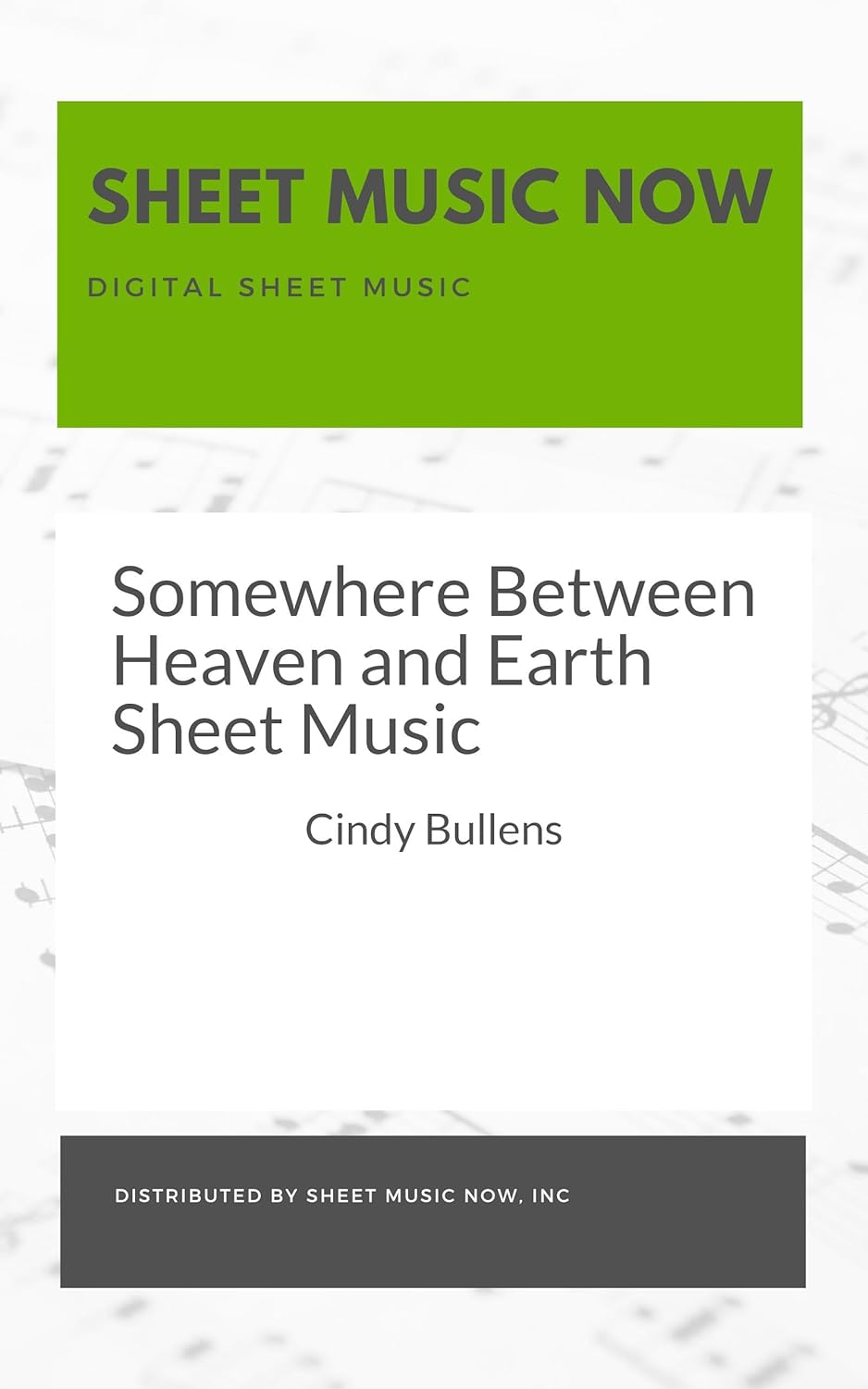 Somewhere Between Heaven and Earth Sheet Music      Kindle Edition