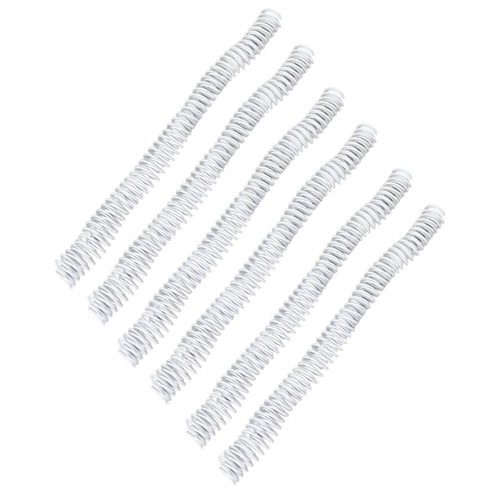 100 bobine per rilegatura a spirale, 48 denti, 4:1, dorsi con capacità di 140 fogli, rotazione a 360 gradi, diametro 16 mm, rilegatura a spirale per carta A4