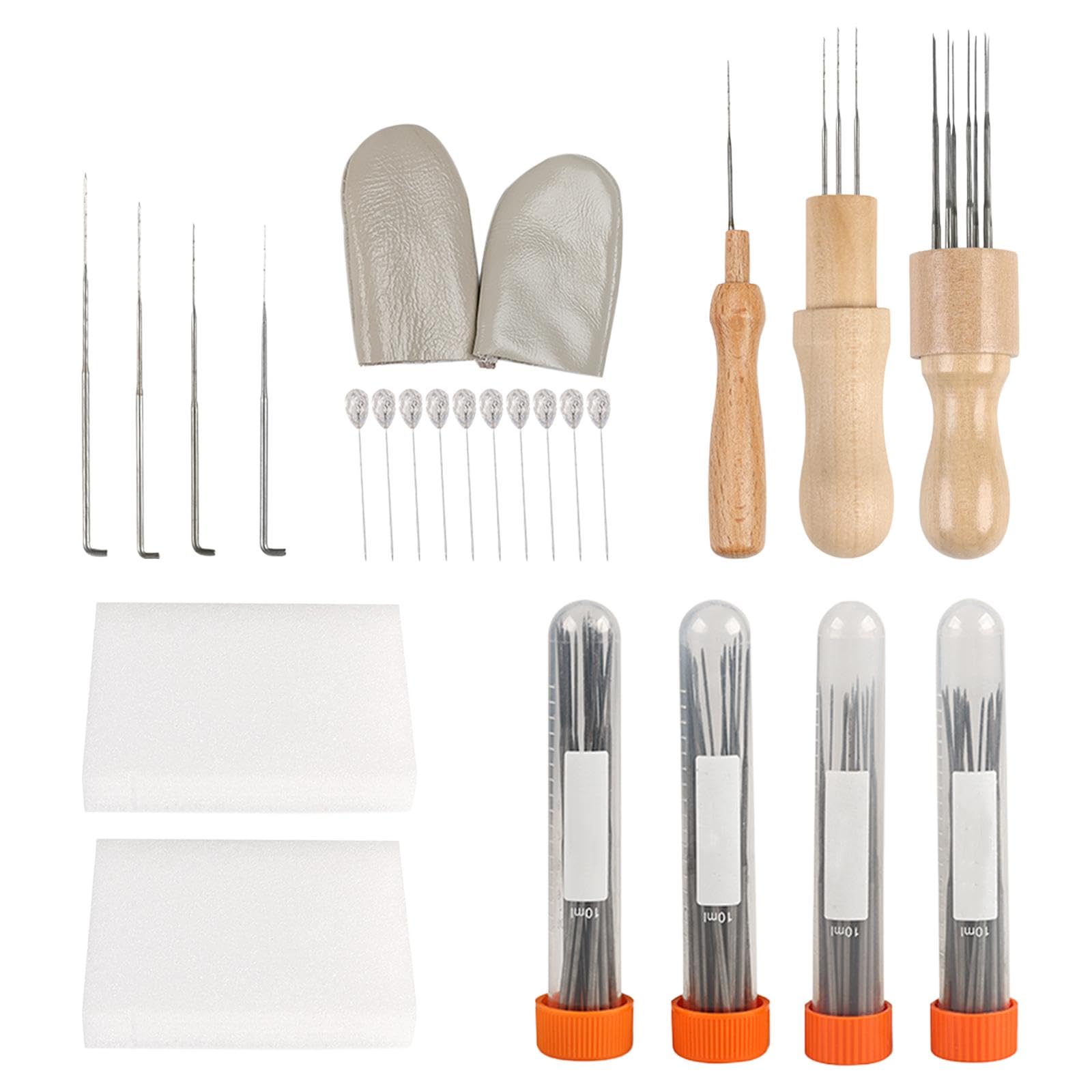 Wool Felting Needle Finger Cots for Professional Make Beautiful Felt Animals | Needlecrafts & Yarn | Spinning & Felting | Roving Wool & Fibers |