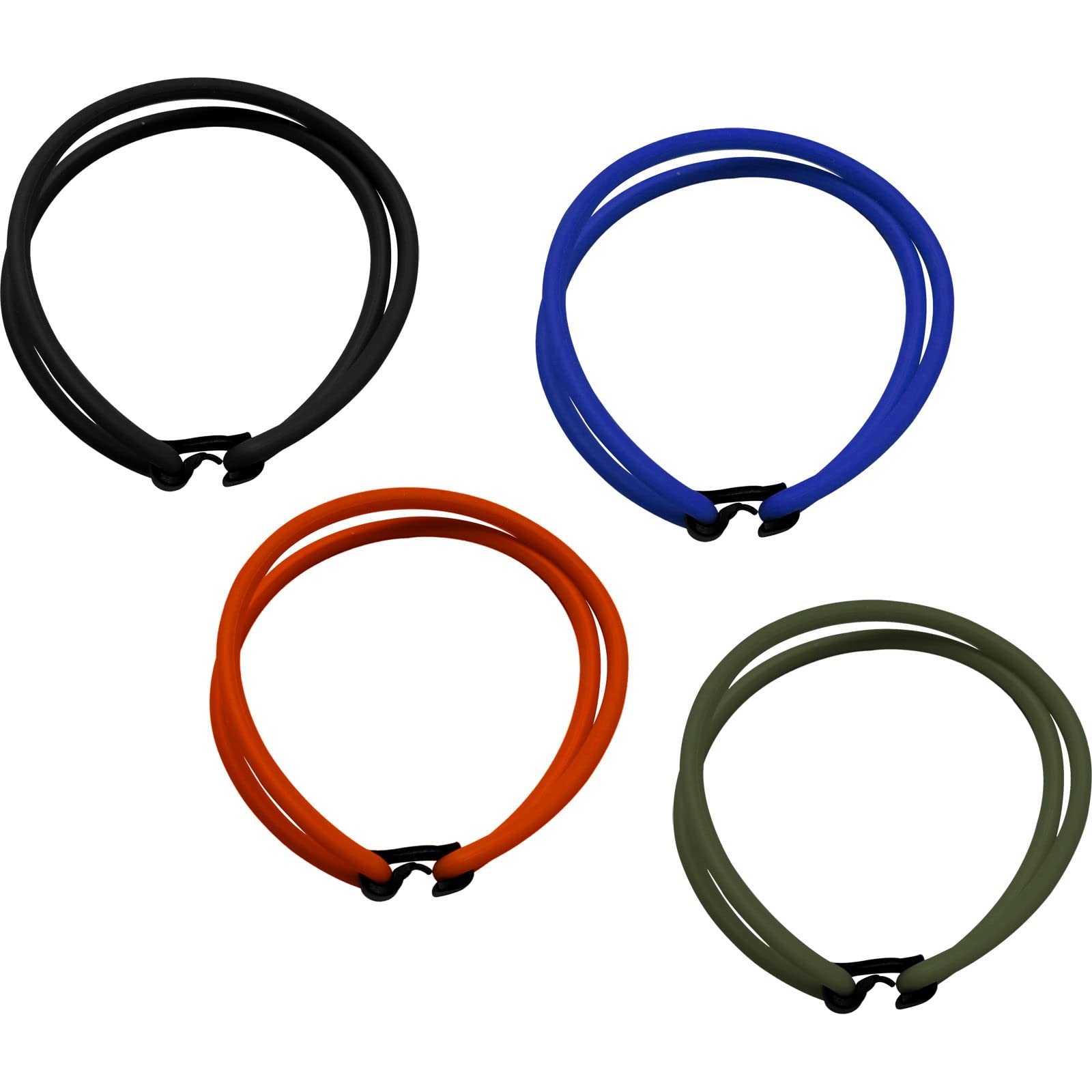 Tatonka Uniseks – dla dorosłych silikonowa opaska L 4 sztuki, rozmiar L (23 cm)