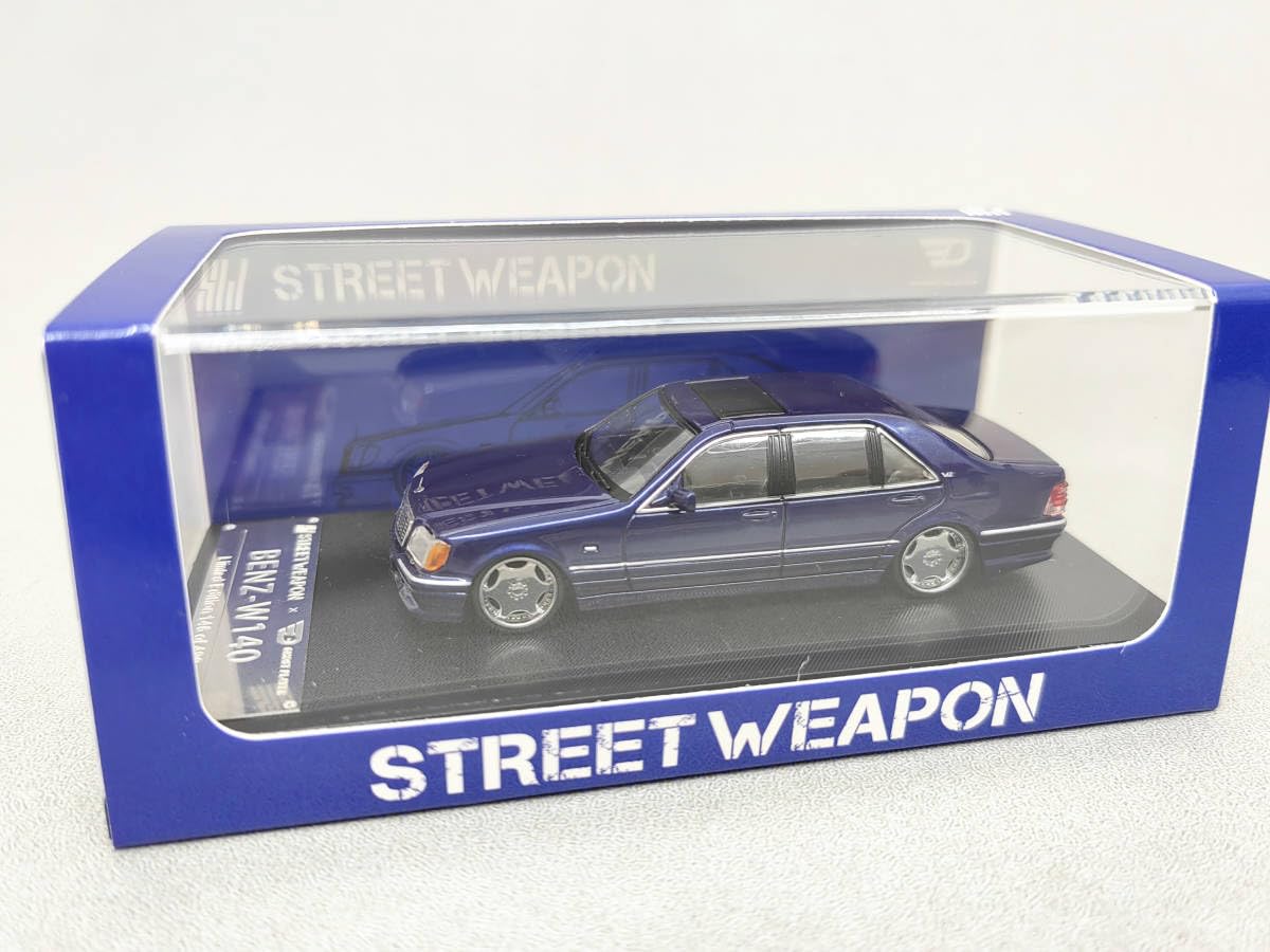 Amazon | SW 1/64 ベンツ S600 W140 青 | ミニカー・ダイキャストカー