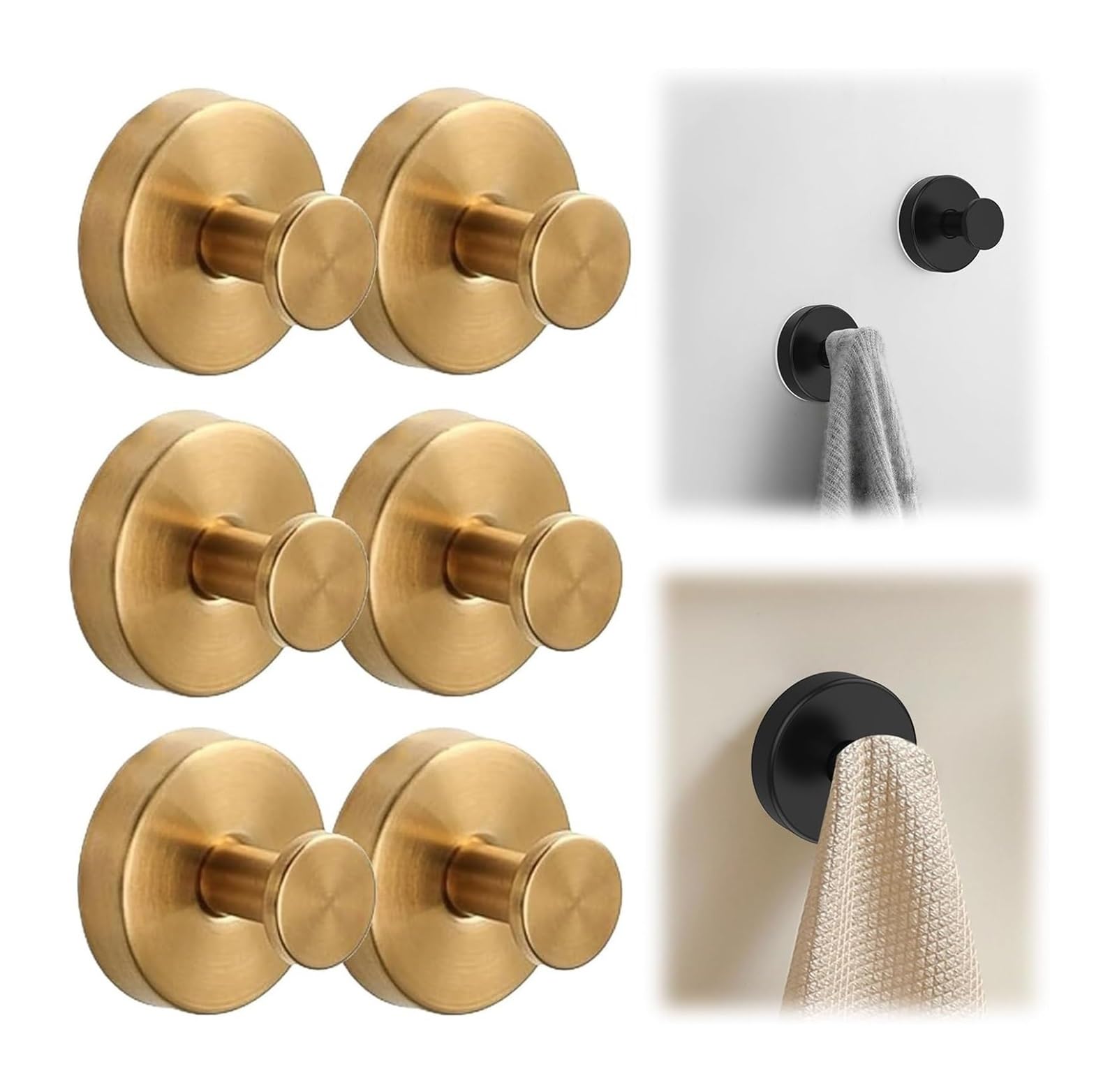 Opeximatun Gold No-Drill Suction Hooks