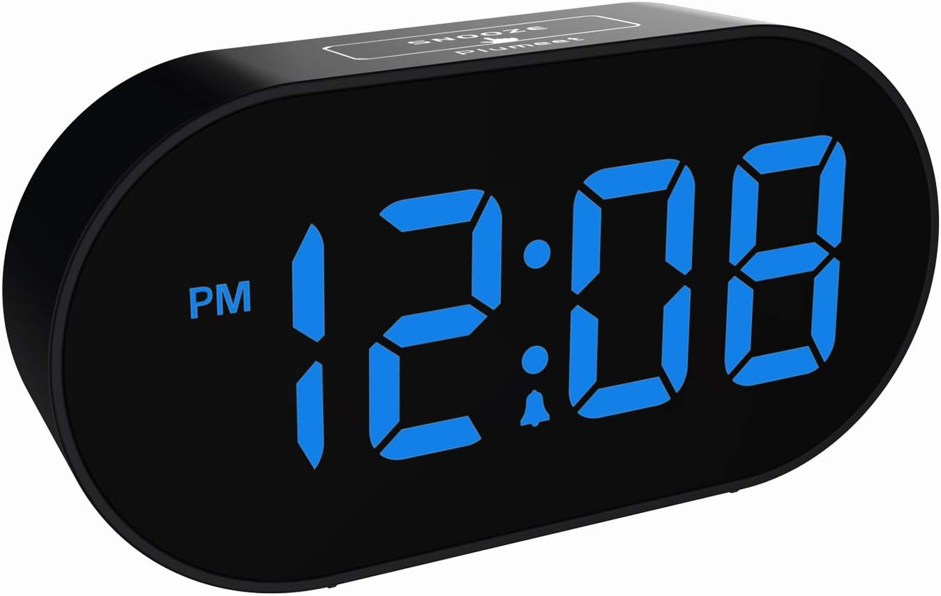 FAMICOZY Simple Easy to Use Digital Alarm Clock,Small