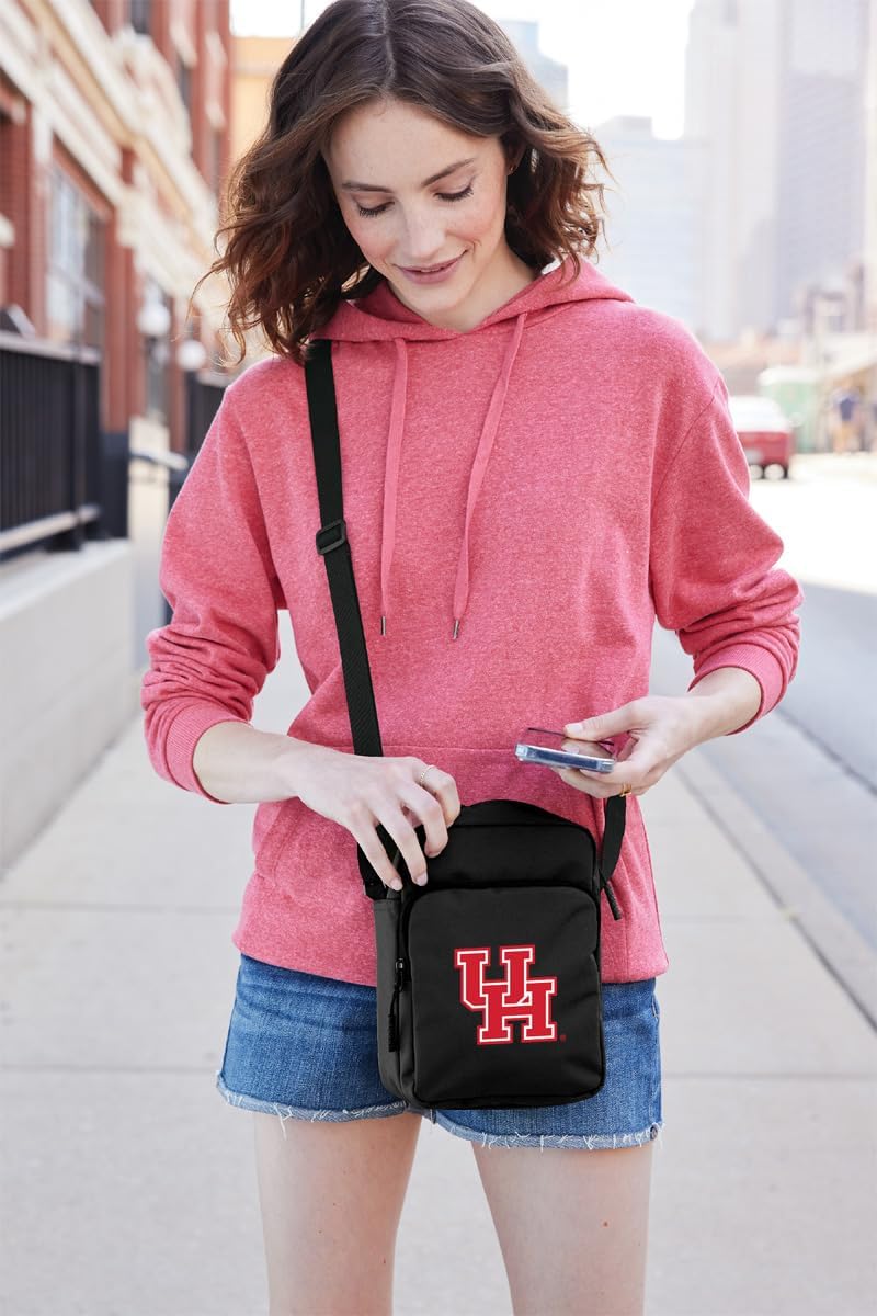 Broad Bay University of Houston Crossbody Bag Unisex UH Sling Pack for Travel Sports Workout Running Gameday - For Men or Women - Image 2