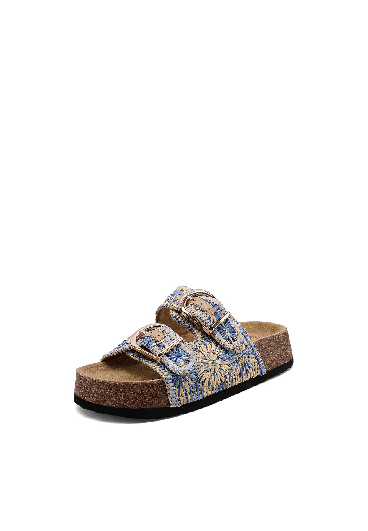 QUEEN HELENA Ciabatte Platform con Doppia Fibbia Donna X34-114