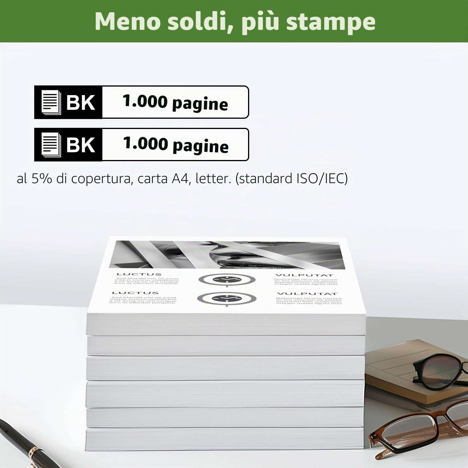 GREENPRINT CON CHIP 142A W1420A Cartuccia Toner Compatibile 1000 Pagine Capacità Standard 2 Nero per Stampanti H P M110 M110w M139 M140 M140w【Non Compatibile con Modelli H P + che Terminano con e】