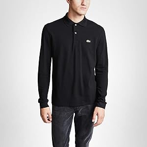 Lacoste Men's Classic Long Sleeve Pique Polo Shirt