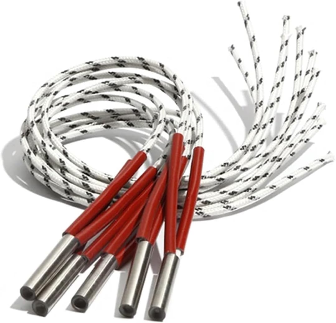 5PCS 6mm 25~35mm 316SUS Tubular Single Head Dual Cartridge Heater 110V/220V/380V 60W/70W/80W Electric Heating Element (Size : 110V, Color : 60W 6x25mm(DXL))