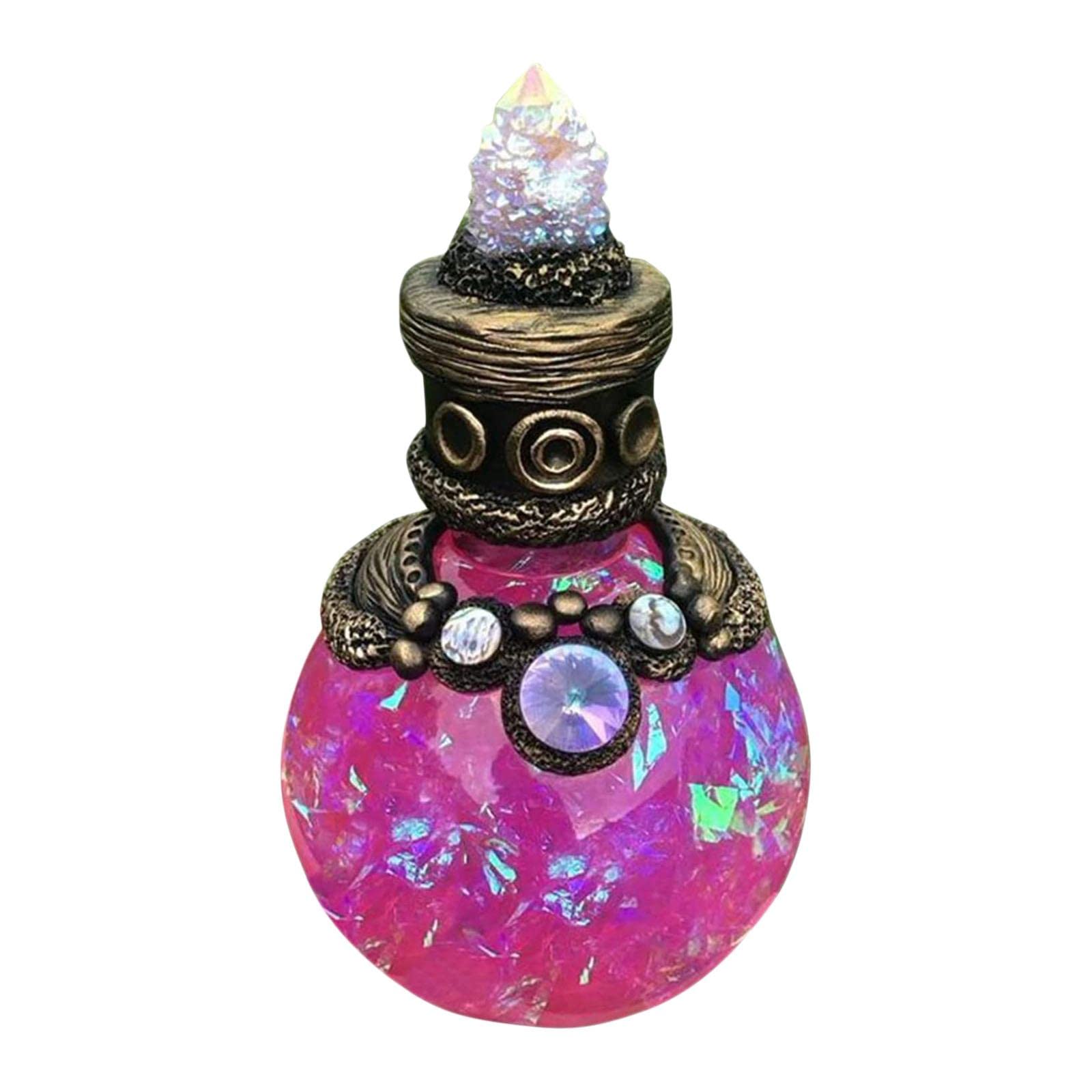 Ornamenti di Cristallo, Ornamenti di Vetro, Bottiglie di pozioni Materiale in Resina Arte Elfi Bottiglia dei Desideri Decorazione della tavola Regali for Strega, Rosa