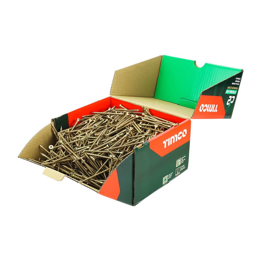 TIMCO C2 Strong-Fix Industry Pack 5.0 x 80 Gold Pack 1000