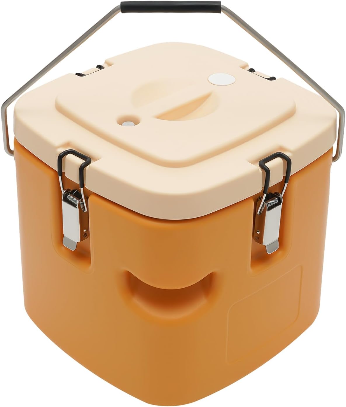 Insulated Soup Carrier Coolers, 9.5L/2.5gal Hot Box for Catering, Stainless Steel Leakproof Lid Insulated Soup Container, Commercial Food Warmer, 6H Insulation Time(9.5L-Yellow)