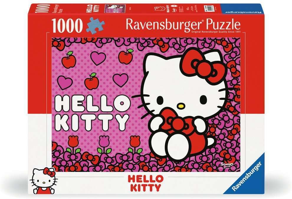 Ravensburger Hello Kitty 1000 Piece Jigsaw Puzzle | Premium Quality Made in Europe | FSC Certified Materials