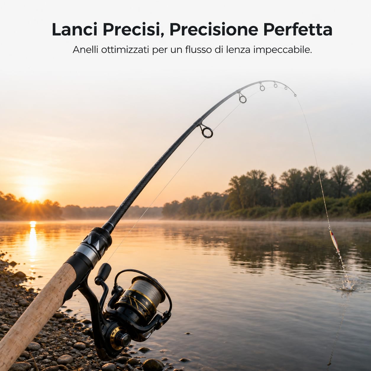 Canna da Pesca Lure Rod Azione Hard