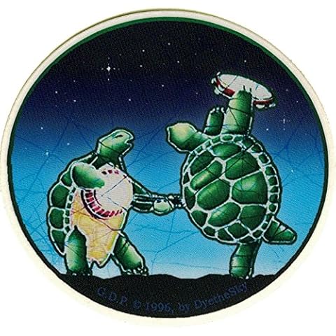 Dye The Sky Grateful Dead Terrapins - Small Bumper Sticker or Laptop Decal (2.25" Circular) Cover
