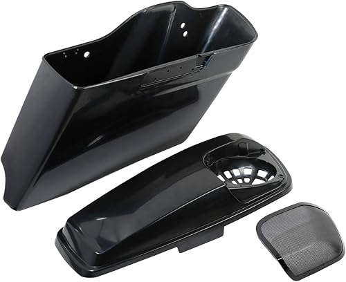 Miniatura 3 de TCT-MOTORPARTS - Alforjas rígidas para motocicletas, 4 pulgadas más extensas