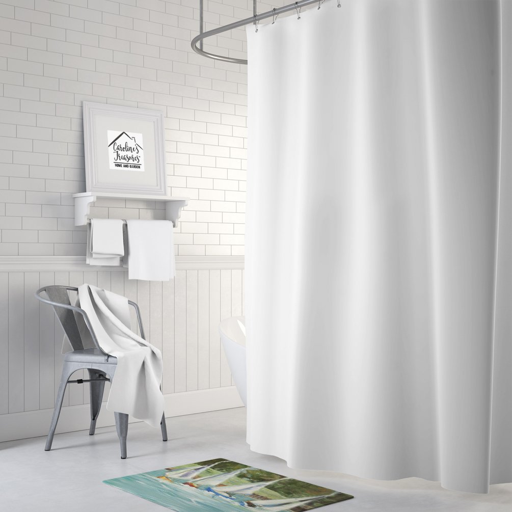 Caroline's Treasures Sailboats on The Bay Floor Mat, 19