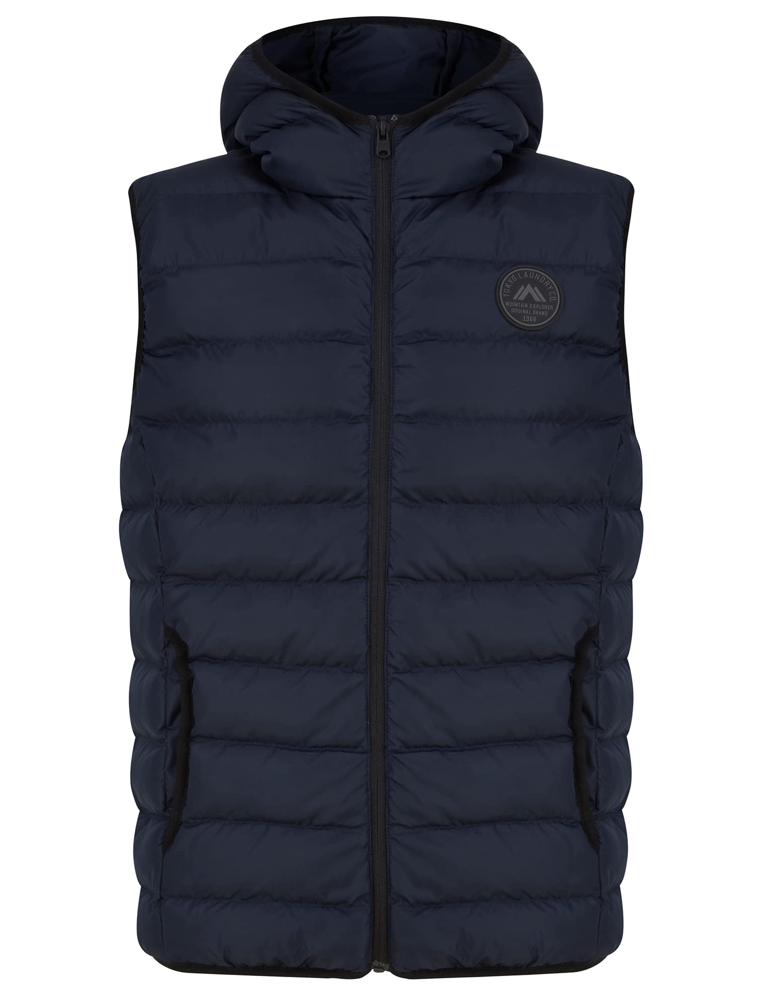 Tokyo Laundry Men's Tamaki Quilted Puffer Gilet with Hood