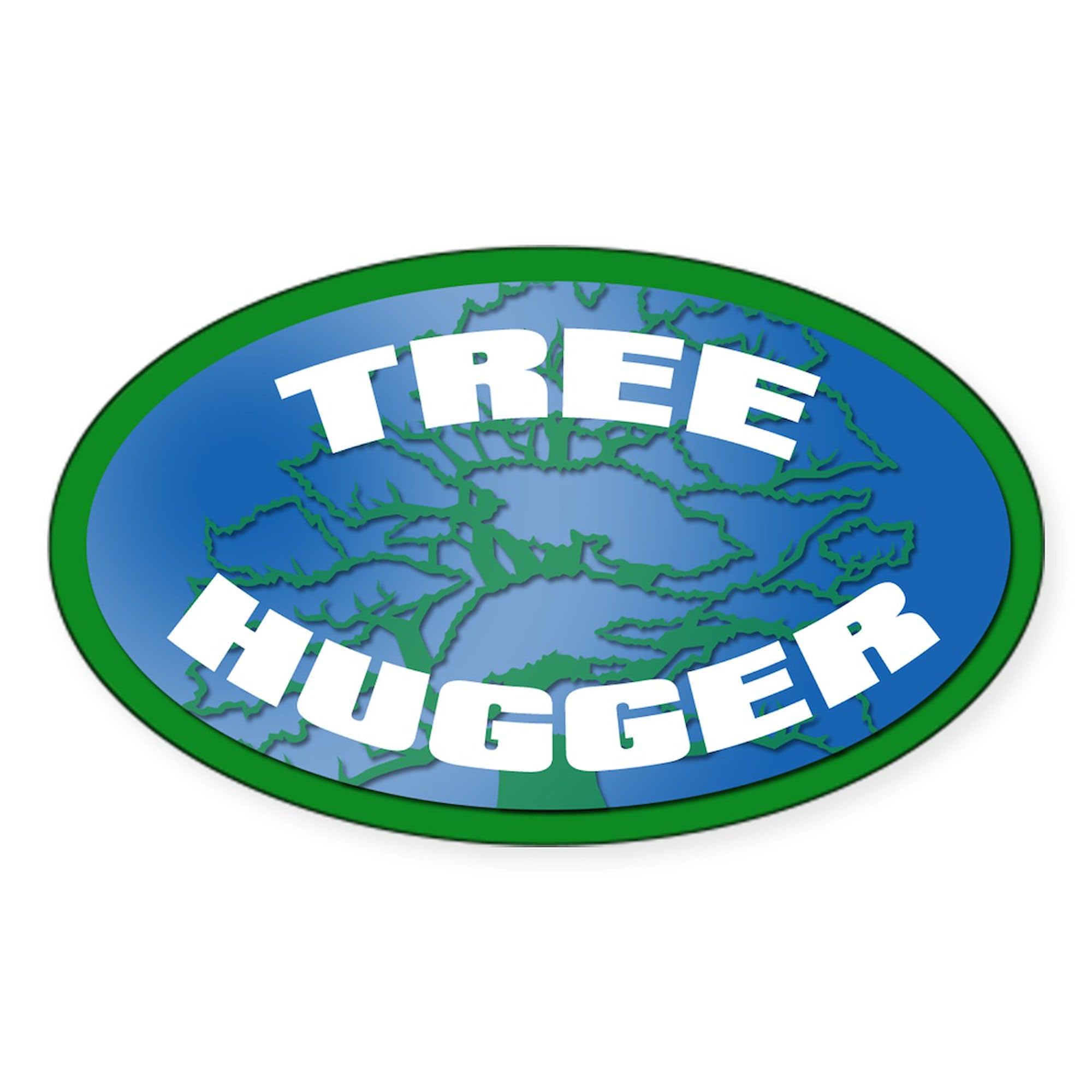 Tree Hugger Sticker - U.S. Custom Stickers