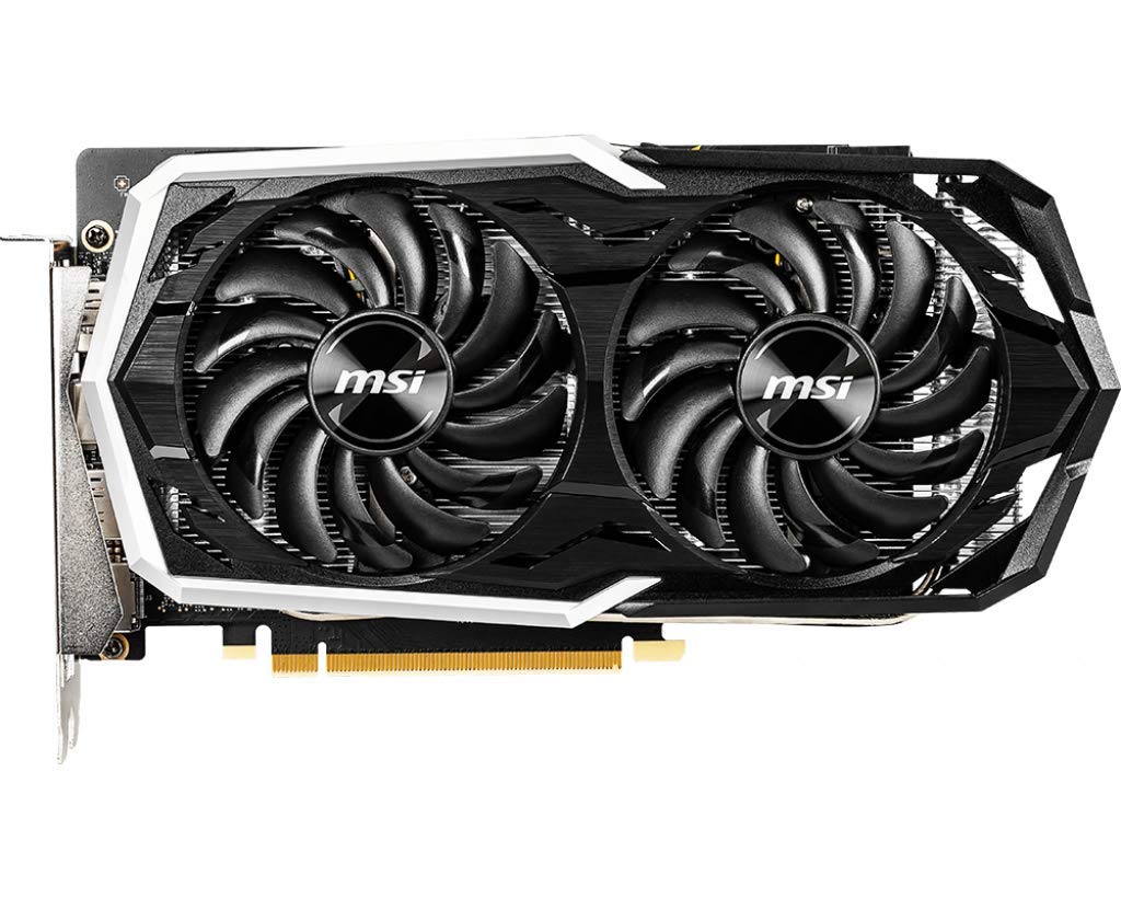 MSI Nvidia GeForce GTX 1660 Armor 6G OC Scheda grafica 6 GB GDDR5, 1845 MHz, 3x DisplayPort, HDMI, sistema di raffreddamento a doppia ventola