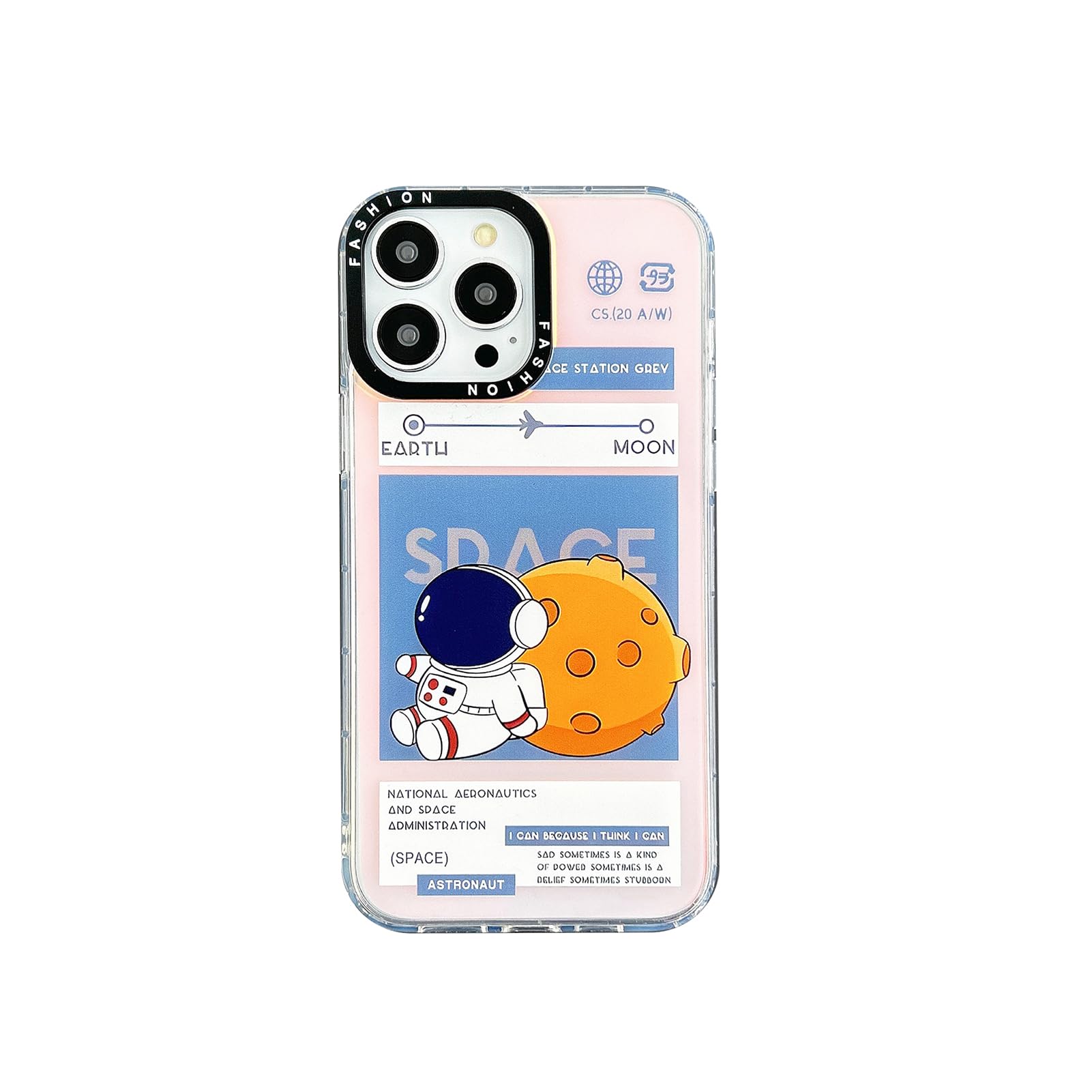 Yonds Queen Bonita funda para iPhone 15 Pro Max, diseño de astronauta espacial, luna, planeta, purpurina, elegante, antideslizante, a prueba de golpes (planeta, iPhone 15 Pro Max)