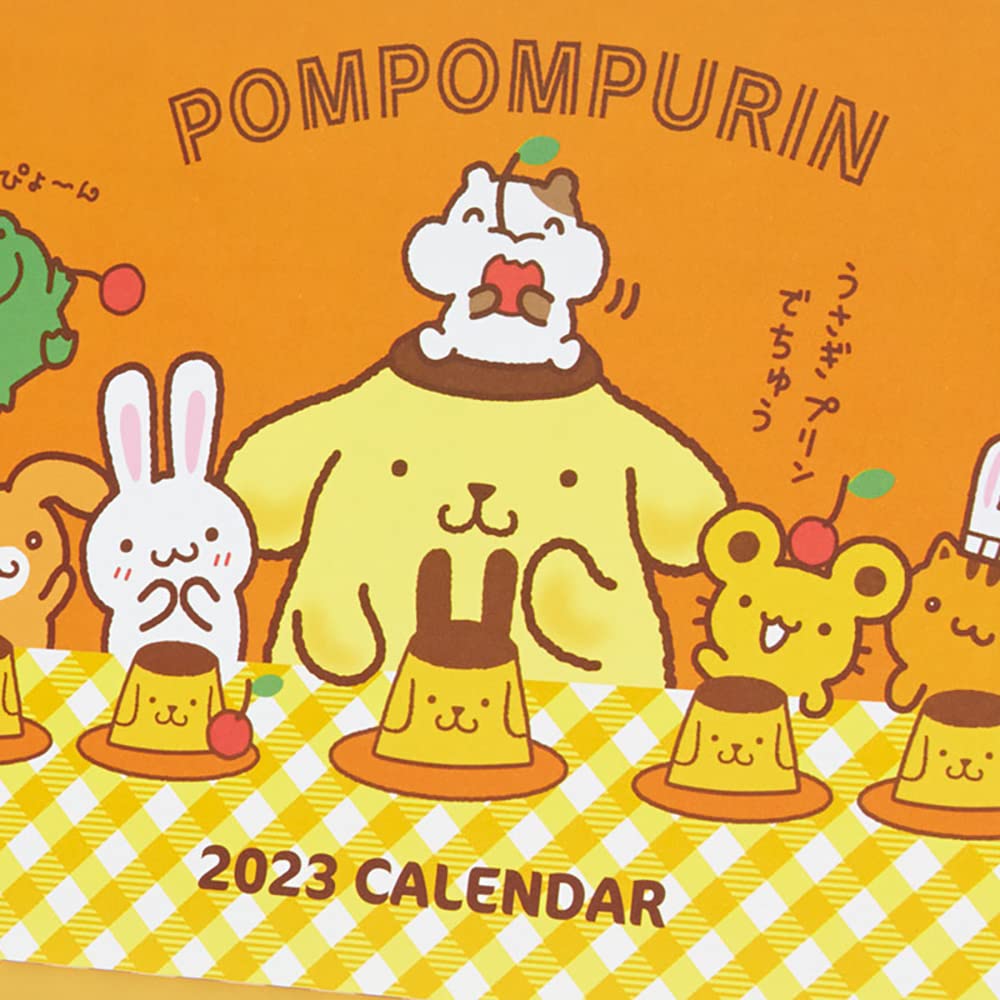 ポムポムプリン 木製万年カレンダー