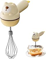 Vista 7 de Handmixer, 3-Speed Handheld Cordless Cute Electric Whisk with 2 Head, Detachable Automatic Egg Beater for Kitchen Home, Hand Blender