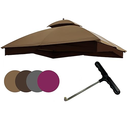 EasyLee 10x12 Replacement Gazebo Canopy Top for Lowe's Allen Roth