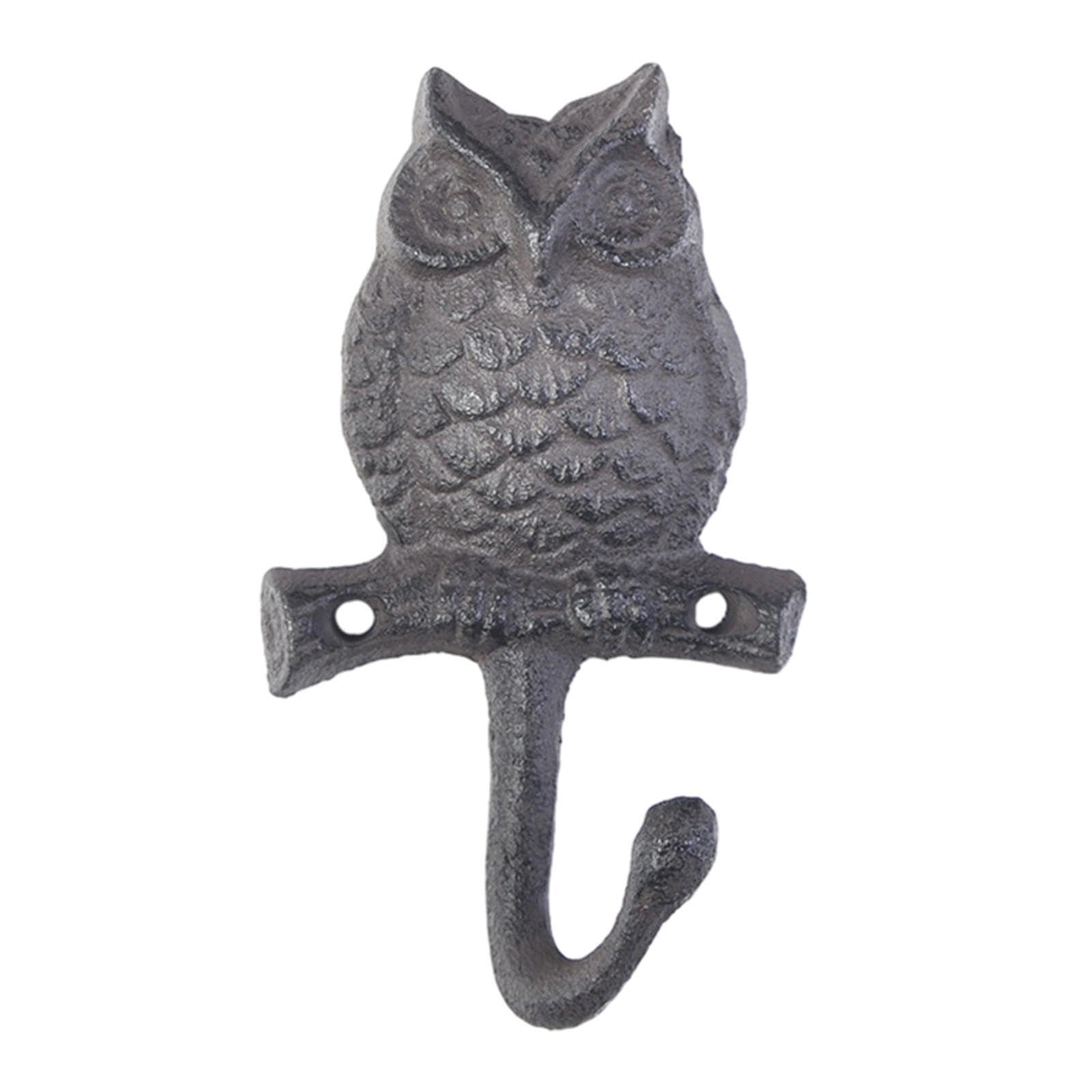 Pixzcsa Bedroom Wall Hooks Functional Organizer Storing Coats Hats Towel Bags In Living Spaces Door Hook For Clothes Coat Towel Bag Hat Owl Hook Entryway Wall