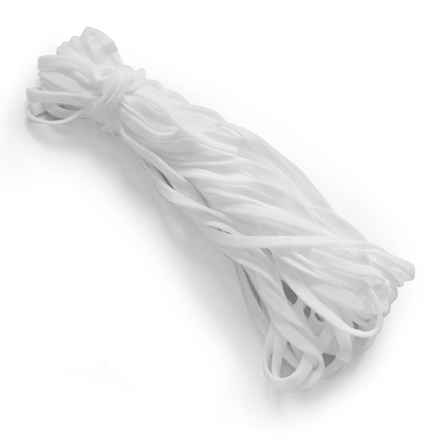 Expo International 1/4" Ultra Soft Knit Elastic Band-10 Yards Tulle, White