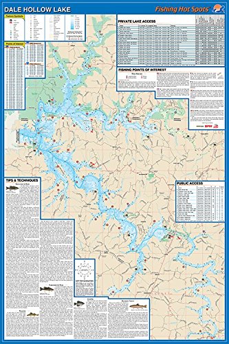 Pomme de Terre Lake Fishing Map