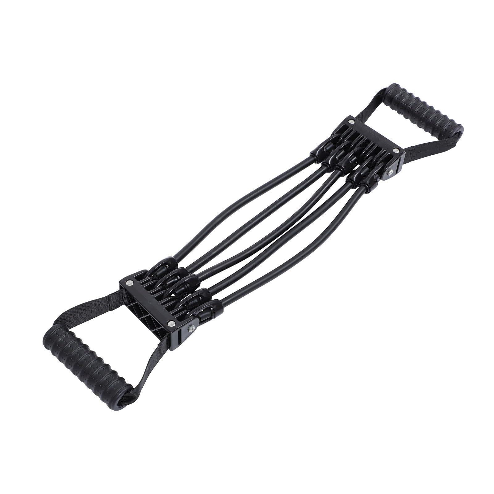 Kichvoe Banda Elástica de Resistencia para Fitness, Expansor de Pecho Ajustable de Tamaño Mediano, Cinta Elástica Negra para Ejercitar Pecho en Casa y Entrenamiento de Fuerza