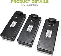 Vista 6 de sea jump 3 unids 3.7 V 1000 mAh Lipo batería con cable de carga USB adecuado para E88 E88MAX E99 E99MAX BD101 P15PRO P8 A13 A15 K10MAX RC Drone