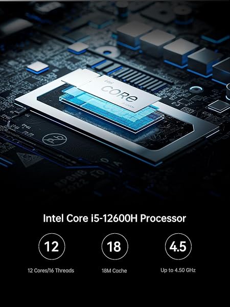 MINIS FORUM MS-01 Mini Workstation Intel Core i5-12600H (vPro Enterprise Support) Mini PC,2X 10Gbps SFP+/2X 2.5G RJ45/2x USB4/HDIM/1x PCIe4.0x16 Slot/Support 3X M.2 2280/22110/U.2 SSD,Pas de RAM/SSD - 2