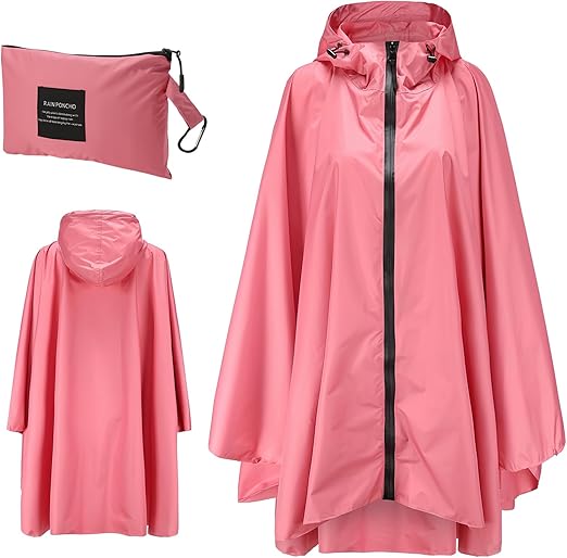 Shengxi Damen Regenponcho - Wiederverwendbar Und Wasserdicht Für Outdoor-Aktivitäten