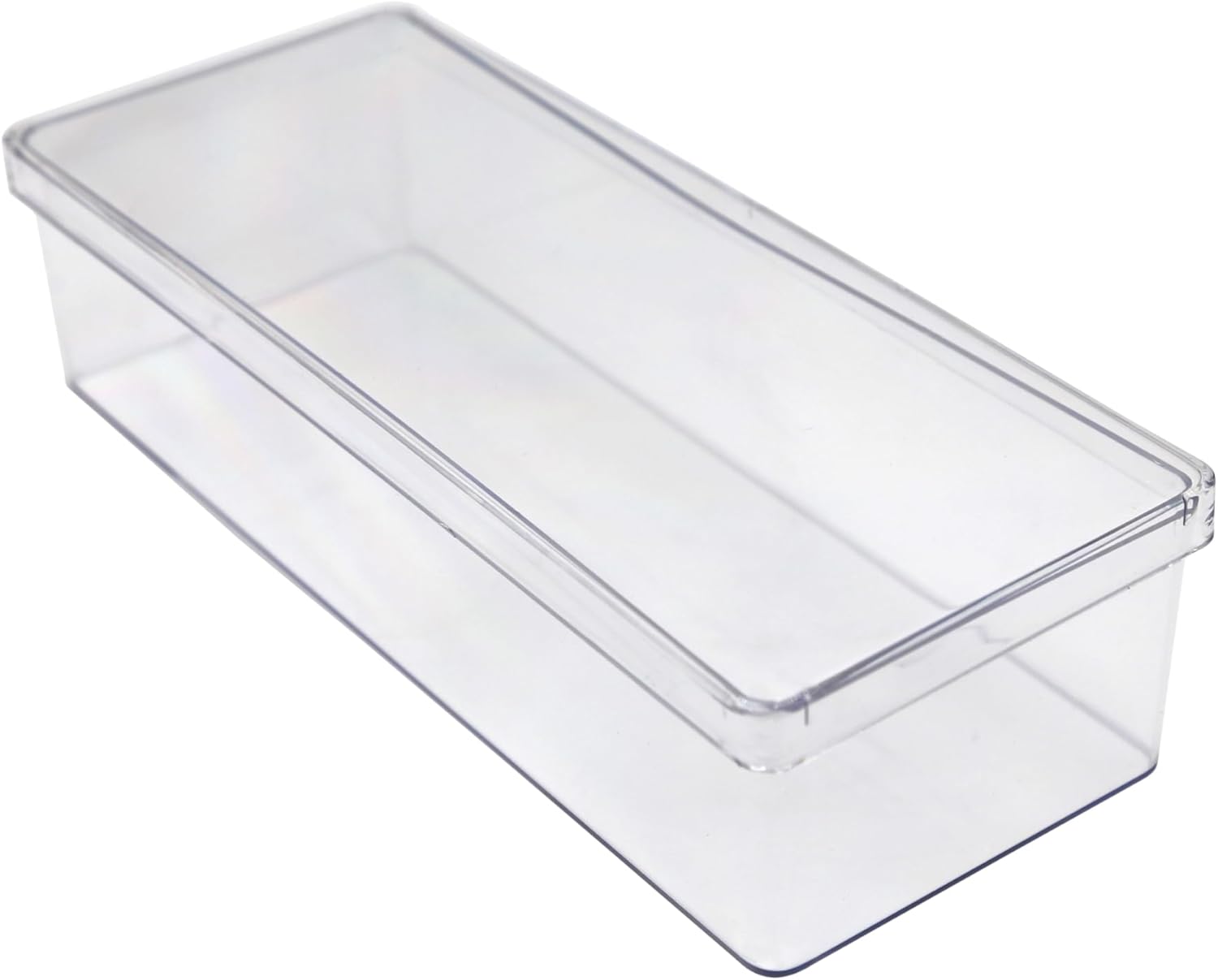 Four (4) Crystal Clear Hard Plastic Display Cases for Collectibles, Clear Gift Box for Party Favors, 9 1/2" L x 3 9/16" W x 2 1/4" H, Made in USA by Gary Plastic Packaging 9.50" x 3.56" x 2.25" 4.0