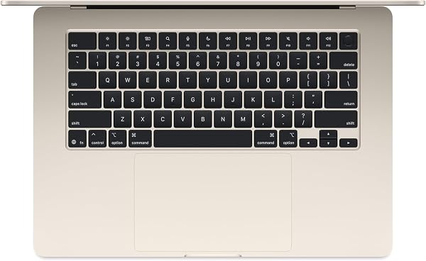 The 15.3-inch Liquid Retina display of the Apple MacBook Air M4, showcasing its vibrant colour reproduction.