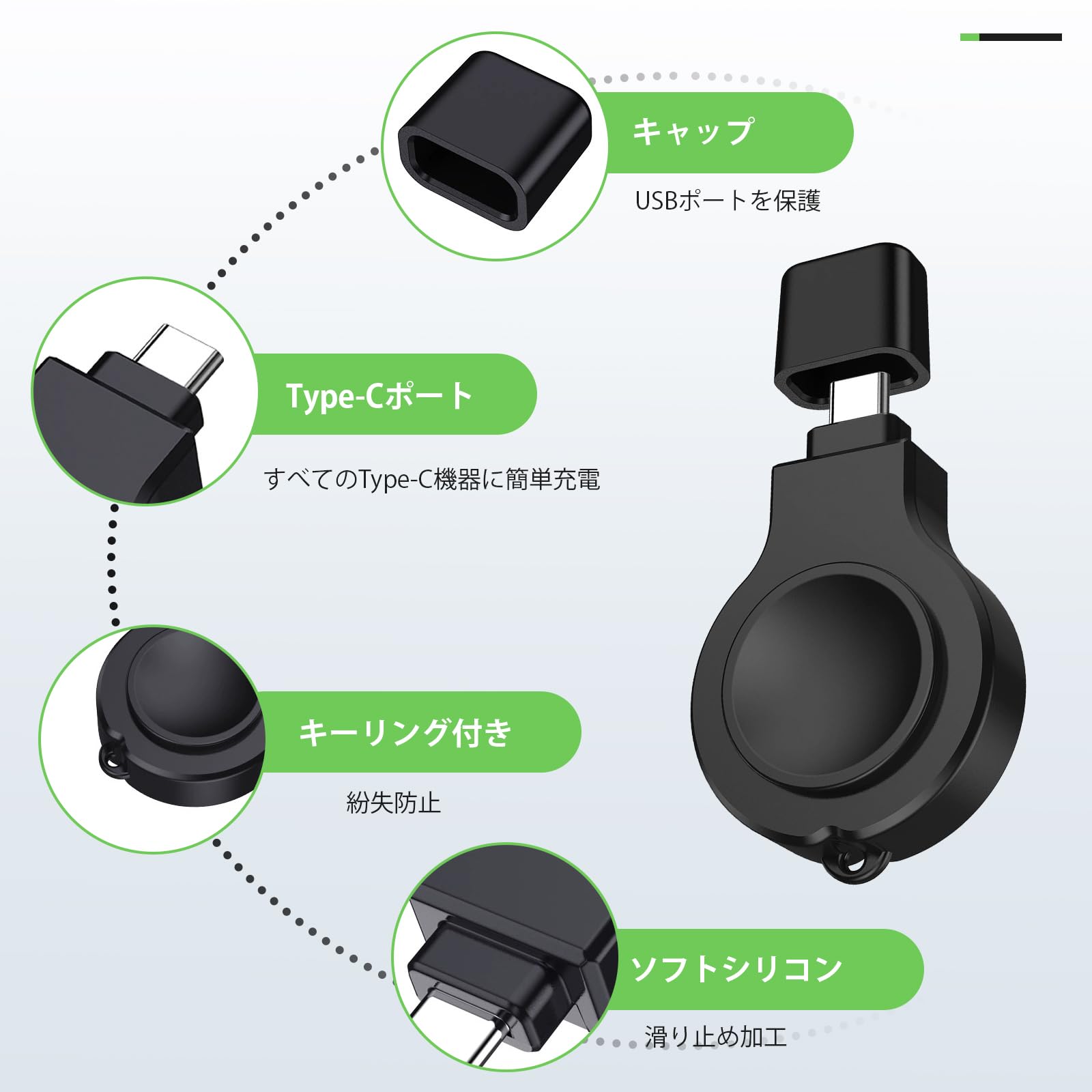 Amazon.co.jp: 【HUKWIMO】For Galaxy スマートウォッチ 充電ケーブル 