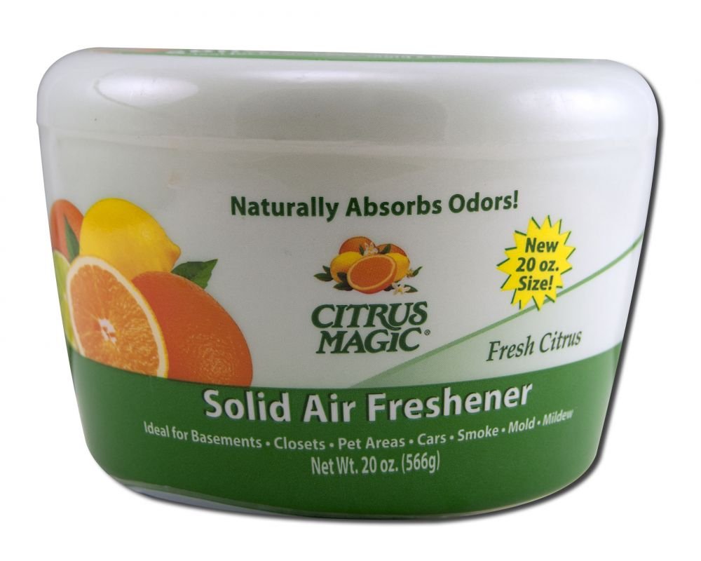 Citrus Magic Odor Absorbing Solid Air Freshener, Fresh Citrus, 20-Ounce, Pack of 1